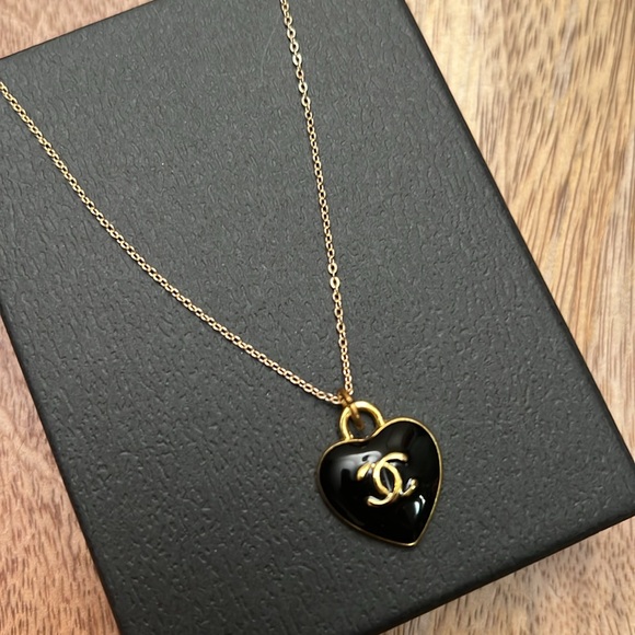 Jewelry - Chanel charm -Unbranded adjustable necklace chain up cycled